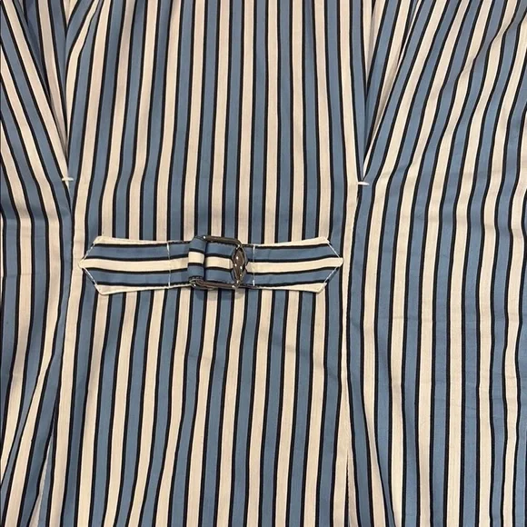 Gucci Blue and White Striped Long Sleeve Dress - Picture 7 of 7